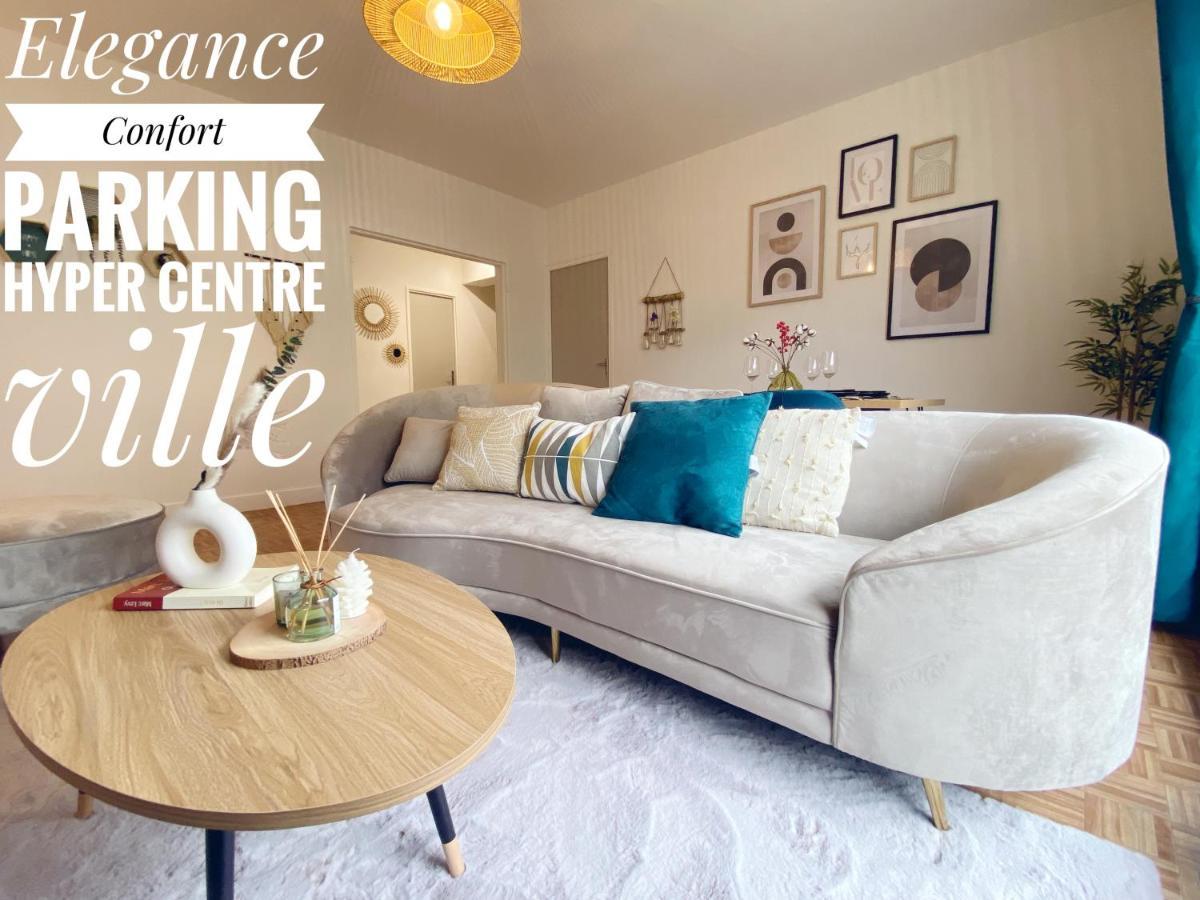 Confort & Elegance En Ville Avec Parking Gratuit Le Mans Exteriér fotografie